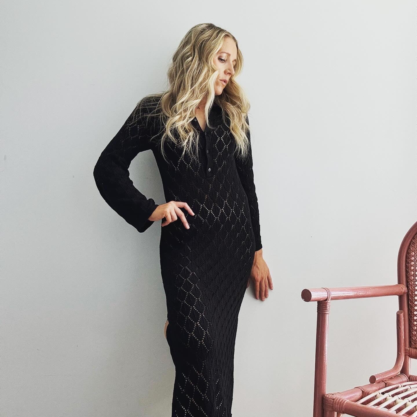 One left- Alicia Maxi Knit Dress  Feather Shack