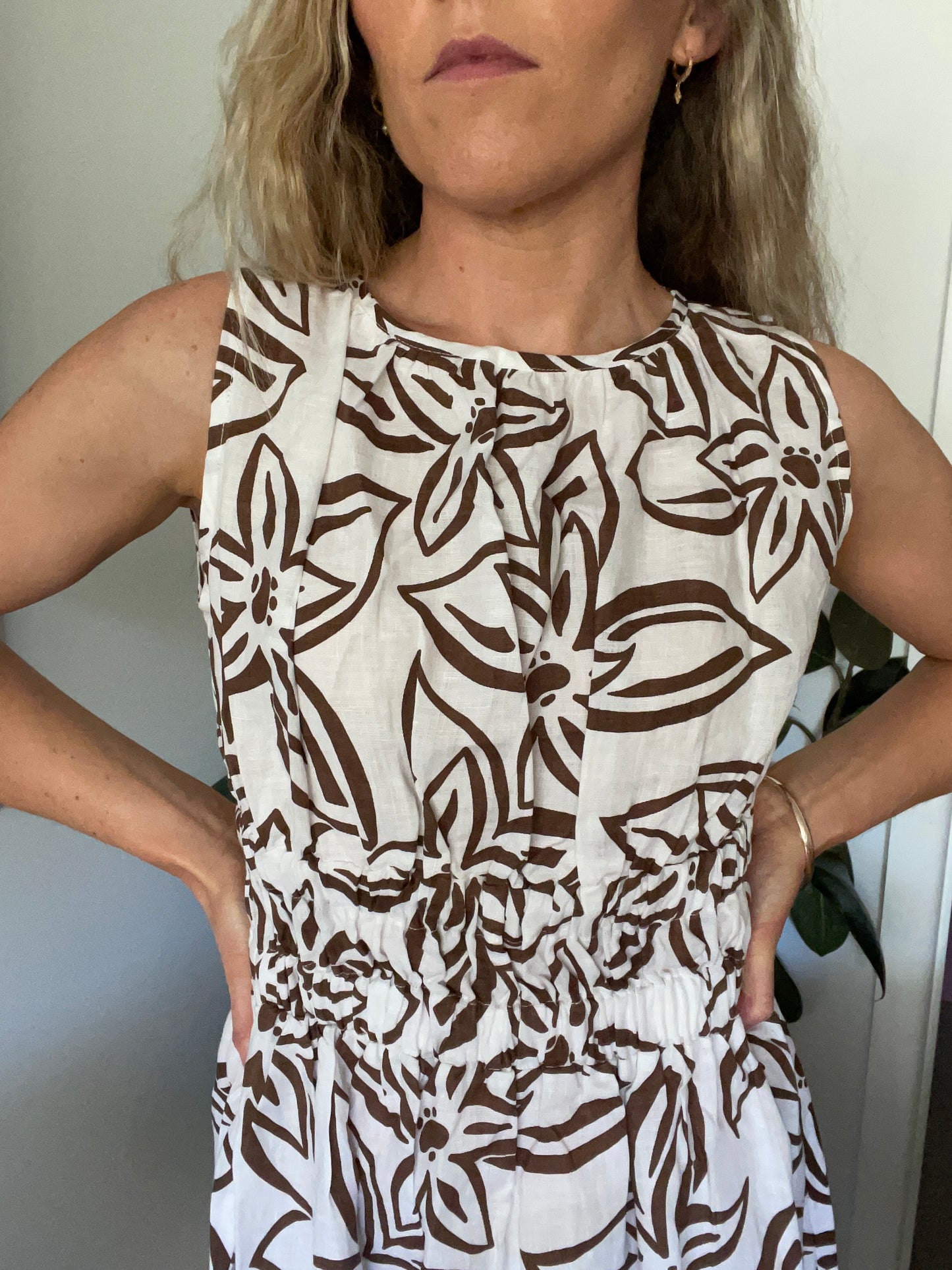 ONE LEFT The Olive Maxi Dress- Tropics