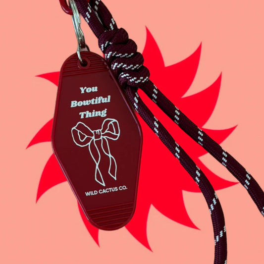 ONE LEFT- You bowtiful thing Key/bag charm
