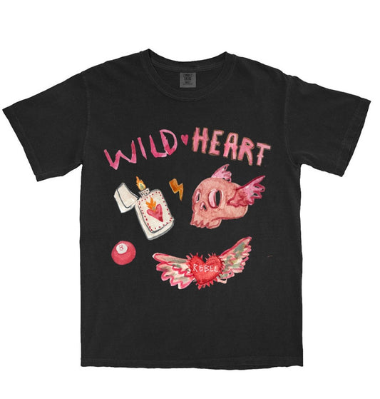 Wild Heart Biker T Shirt- Regular fit