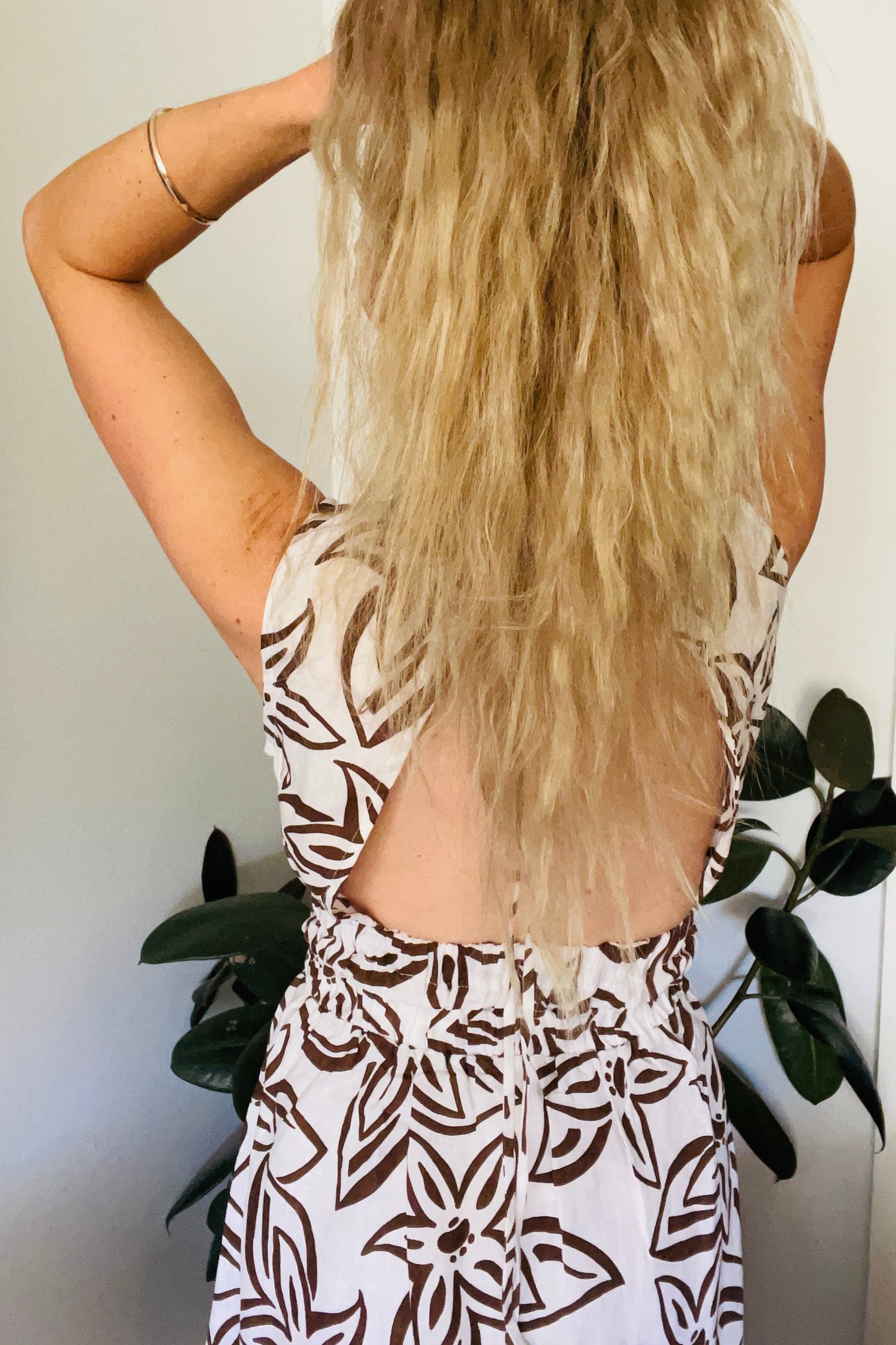 ONE LEFT The Olive Maxi Dress- Tropics