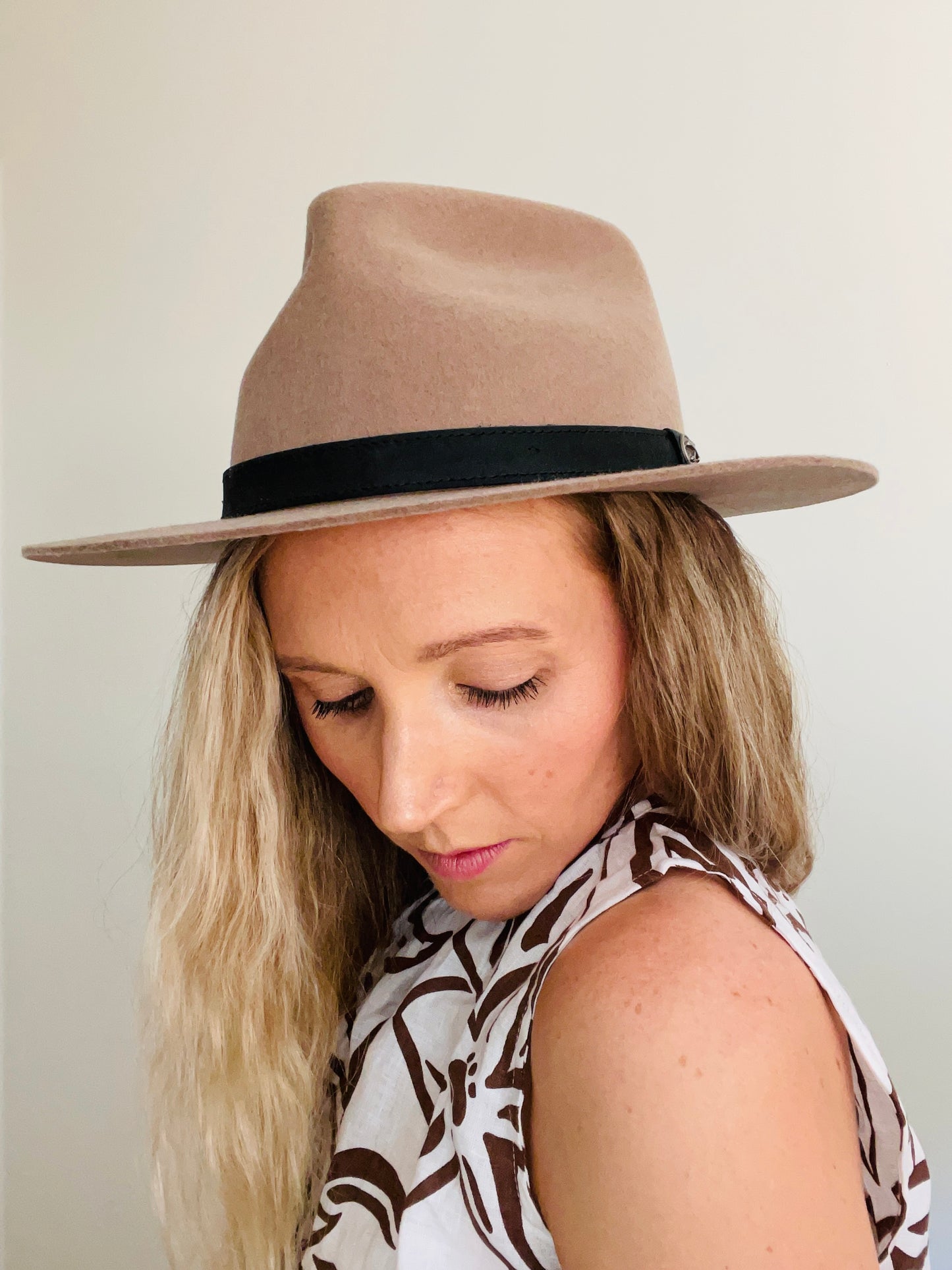 TWO LEFT- The Chief Tan Fedora