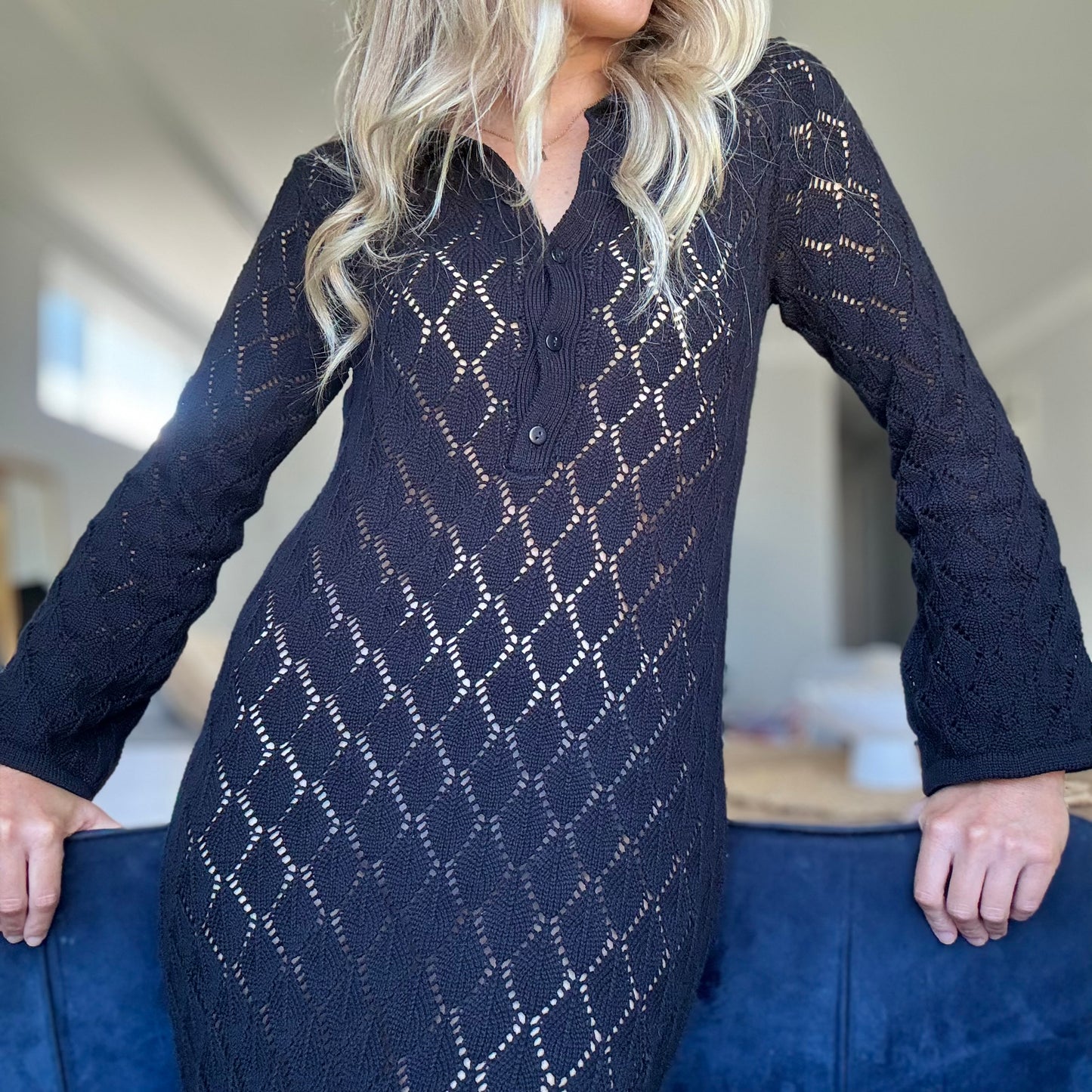 One left- Alicia Maxi Knit Dress