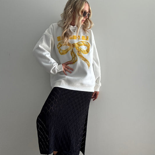 ONE LEFT- La Femme Fleeced Sweatshirt