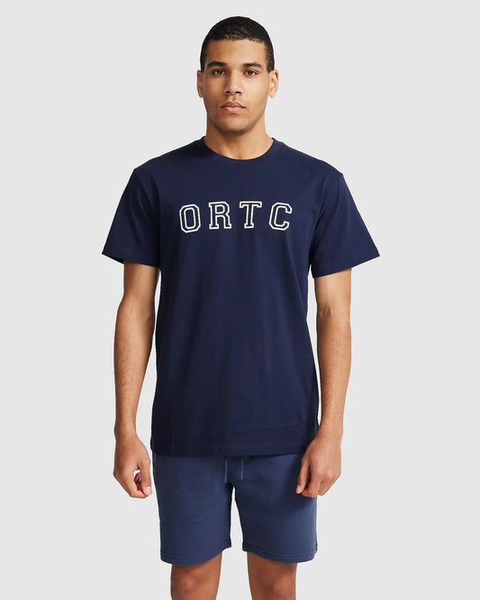 One left- Mens College T Shirt White Logo