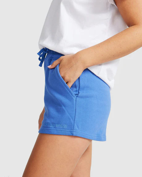 Womens Lounge Shorts- Blue