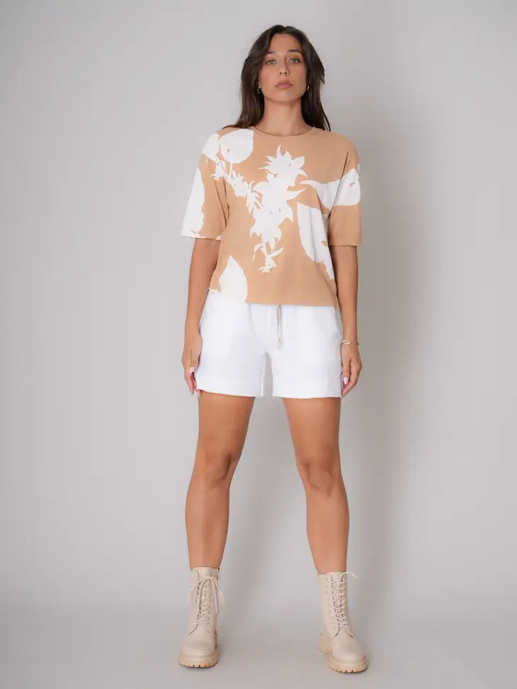 Kansas Tee- Honey Floral