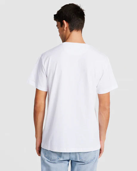 TWO LEFT- Mens Classic Logo T Shirt- White