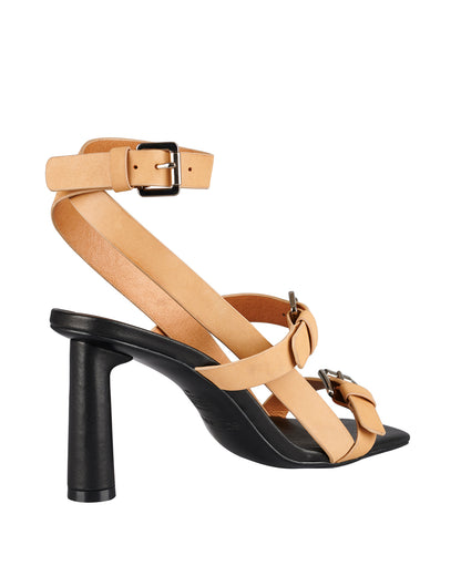 TWO LEFT- Lara Heel in Tan