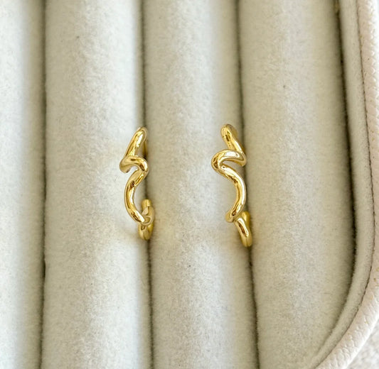Flow Dainty Ear Hoops
