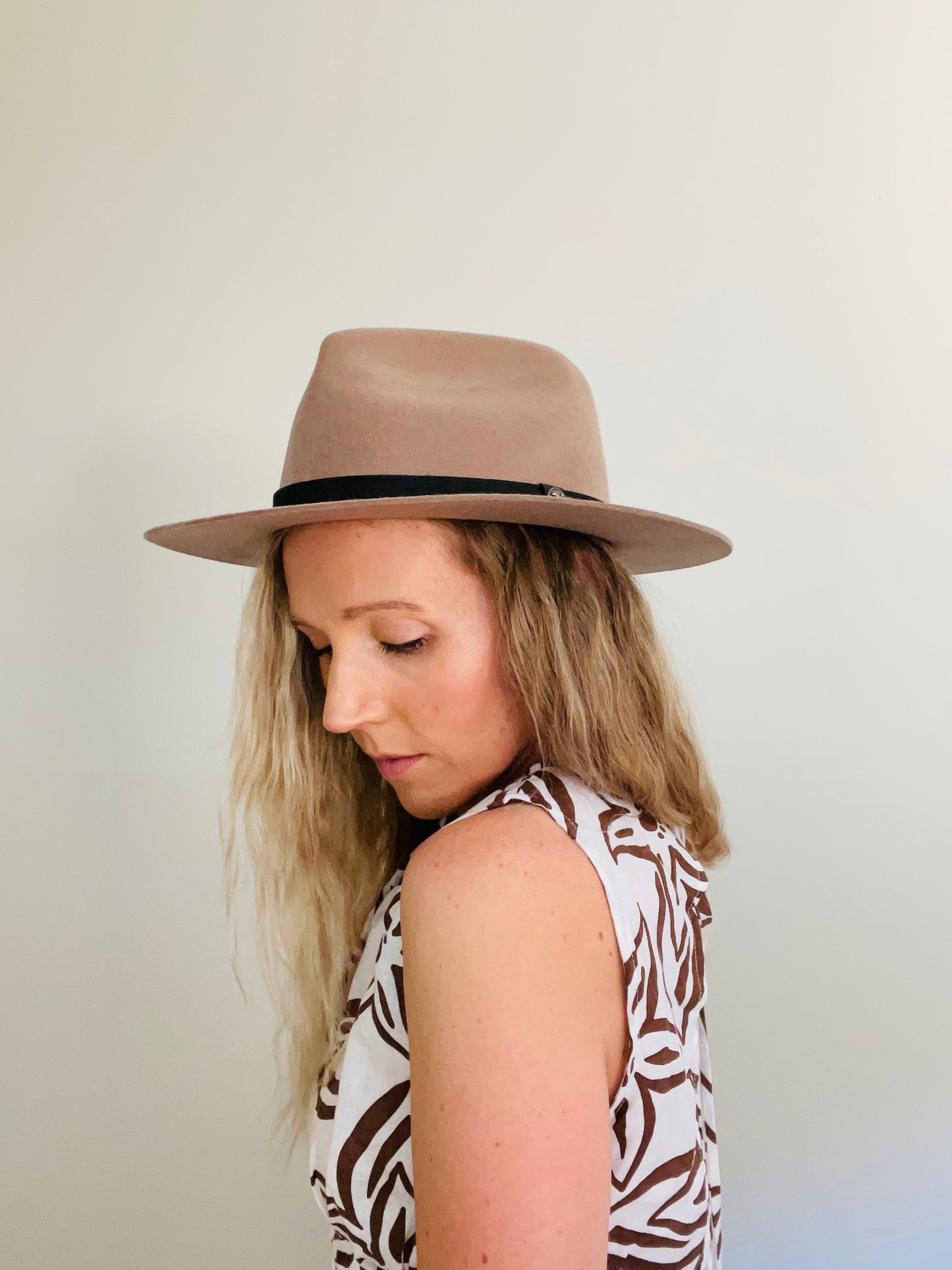 TWO LEFT- The Chief Tan Fedora