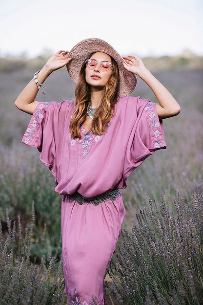 One left- Folk Dream Kaftan- Orchard Bouquet