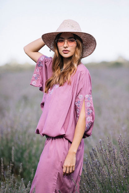 One left- Folk Dream Kaftan- Orchard Bouquet