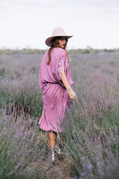 One left- Folk Dream Kaftan- Orchard Bouquet