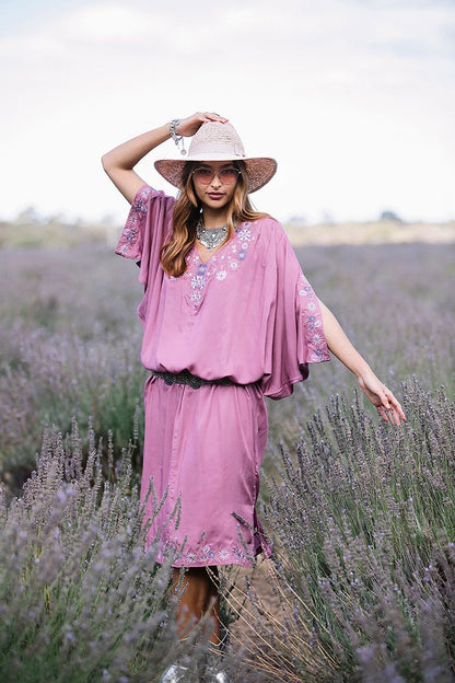 One left- Folk Dream Kaftan- Orchard Bouquet