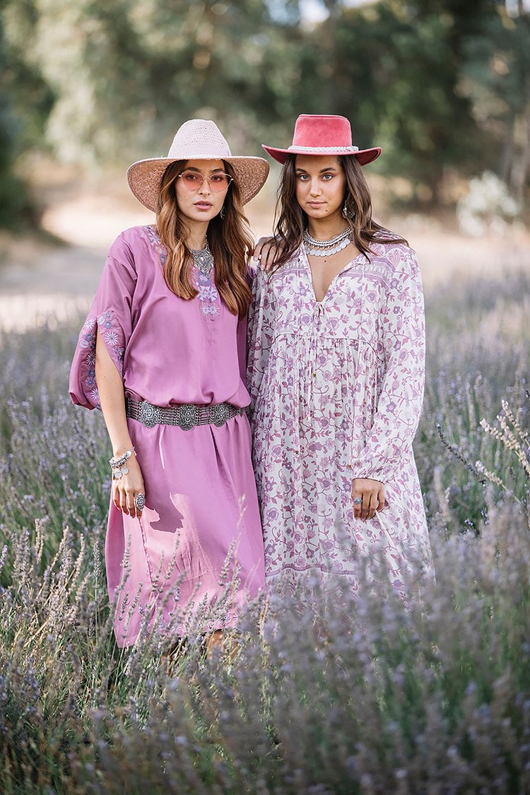 One left- Folk Dream Kaftan- Orchard Bouquet