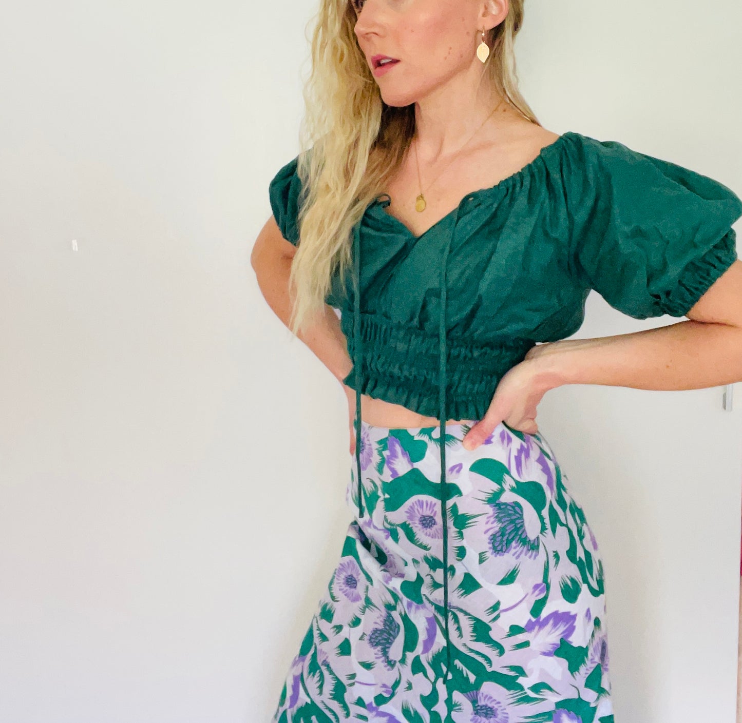The Kora Blouse- Jade