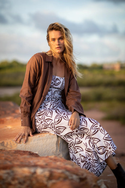 The Kate Maxi Skirt- Tropics