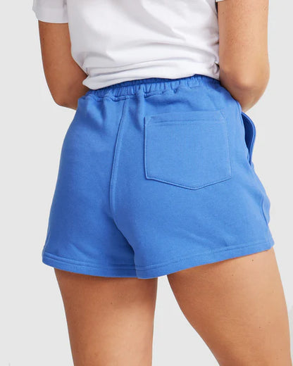 Womens Lounge Shorts- Blue