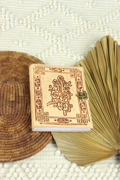 Desert Rose Leather Journal