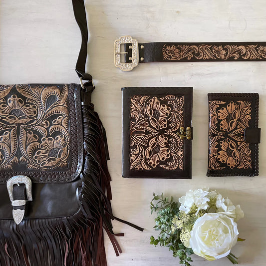 Boho Leather Belt