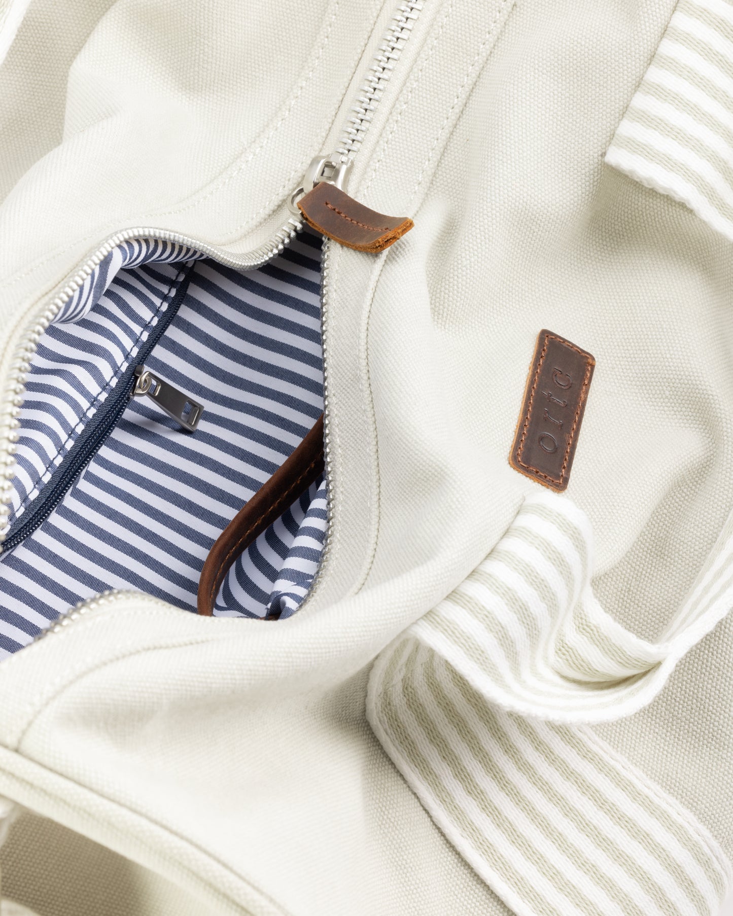 Canvas Duffle Bag- Stone
