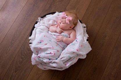 Erika Organic Bamboo/Cotton Baby Swaddle