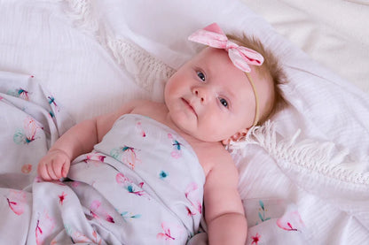 Erika Organic Bamboo/Cotton Baby Swaddle