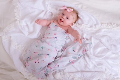 Erika Organic Bamboo/Cotton Baby Swaddle