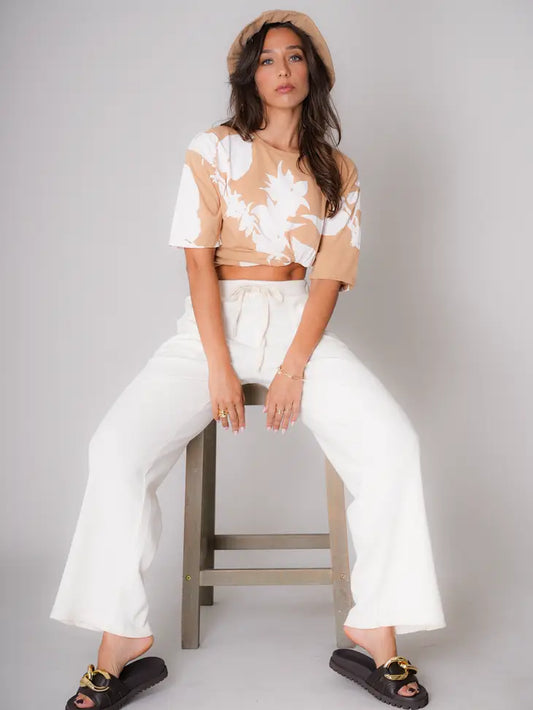 Kansas Tee- Honey Floral